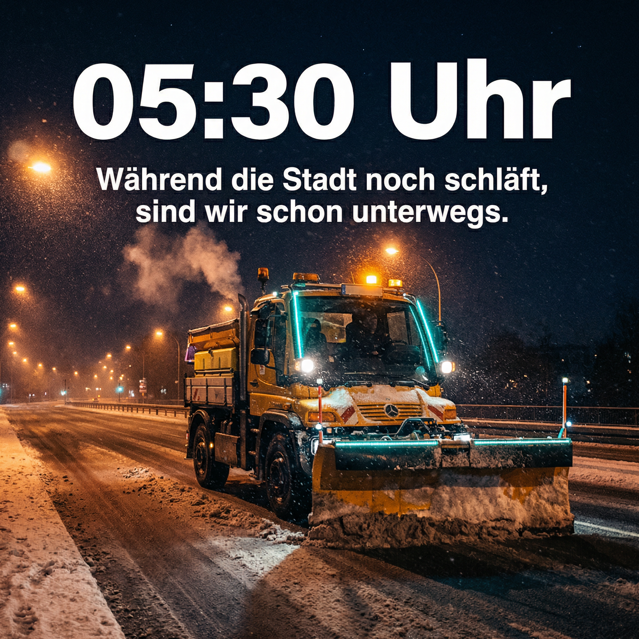 Winterdienst 05:30 Uhr – SUP Facility